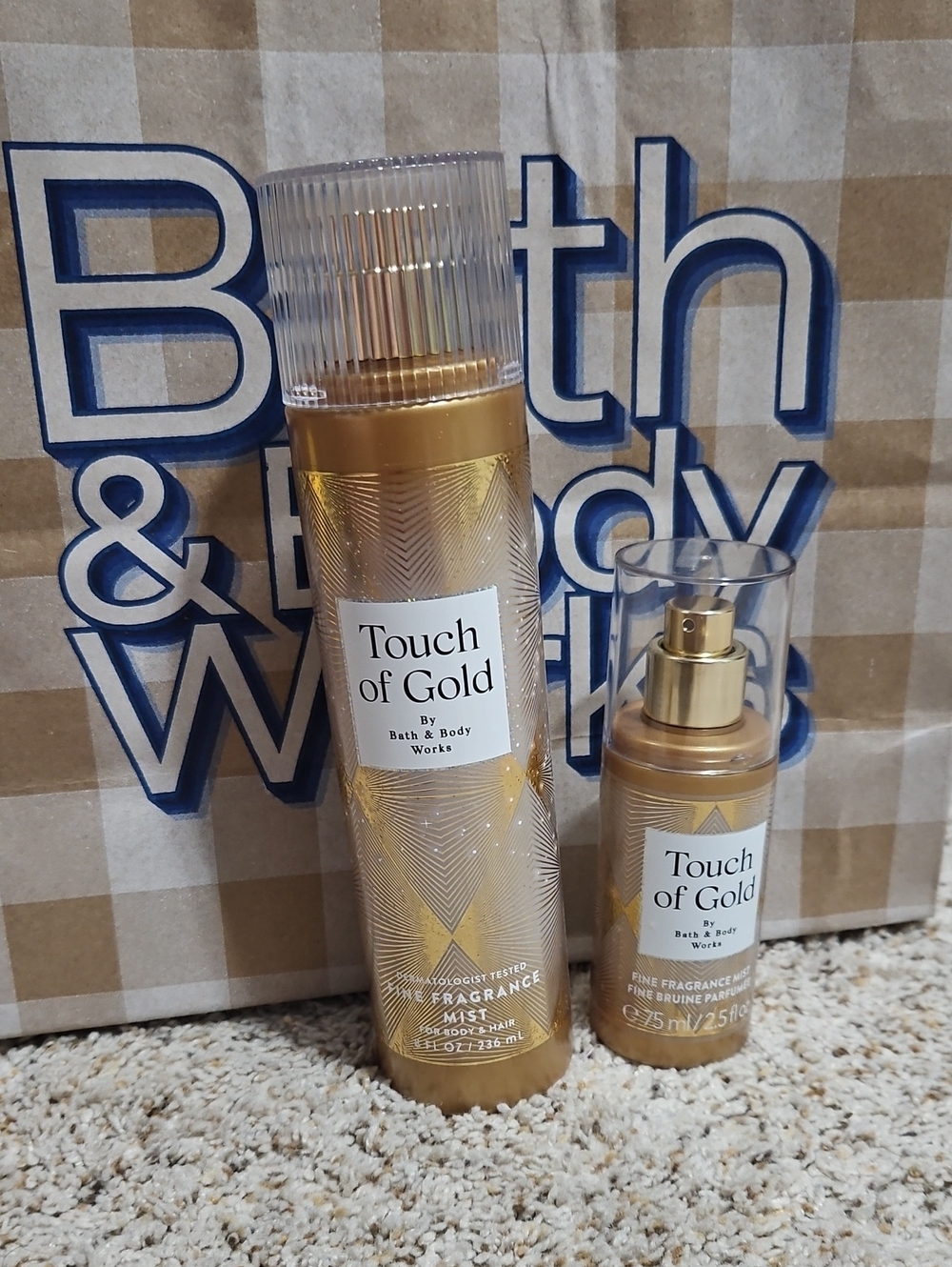 NWT Bath & Body Works Touch Of Gold Lot